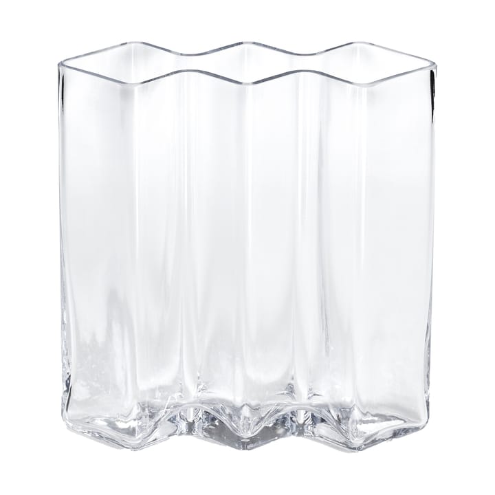 Row vase three chambers high, Clear Born In Sweden