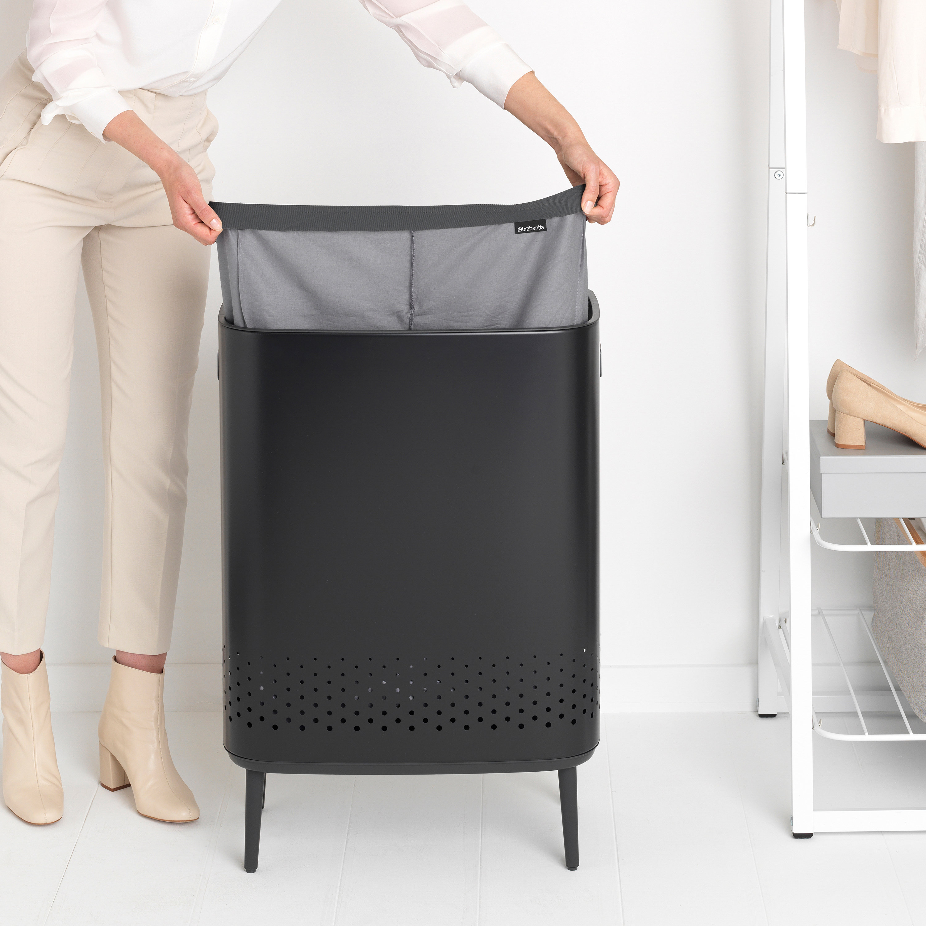 Brabantia Bo Laundry Bin, Single or Double Compartment on Food52