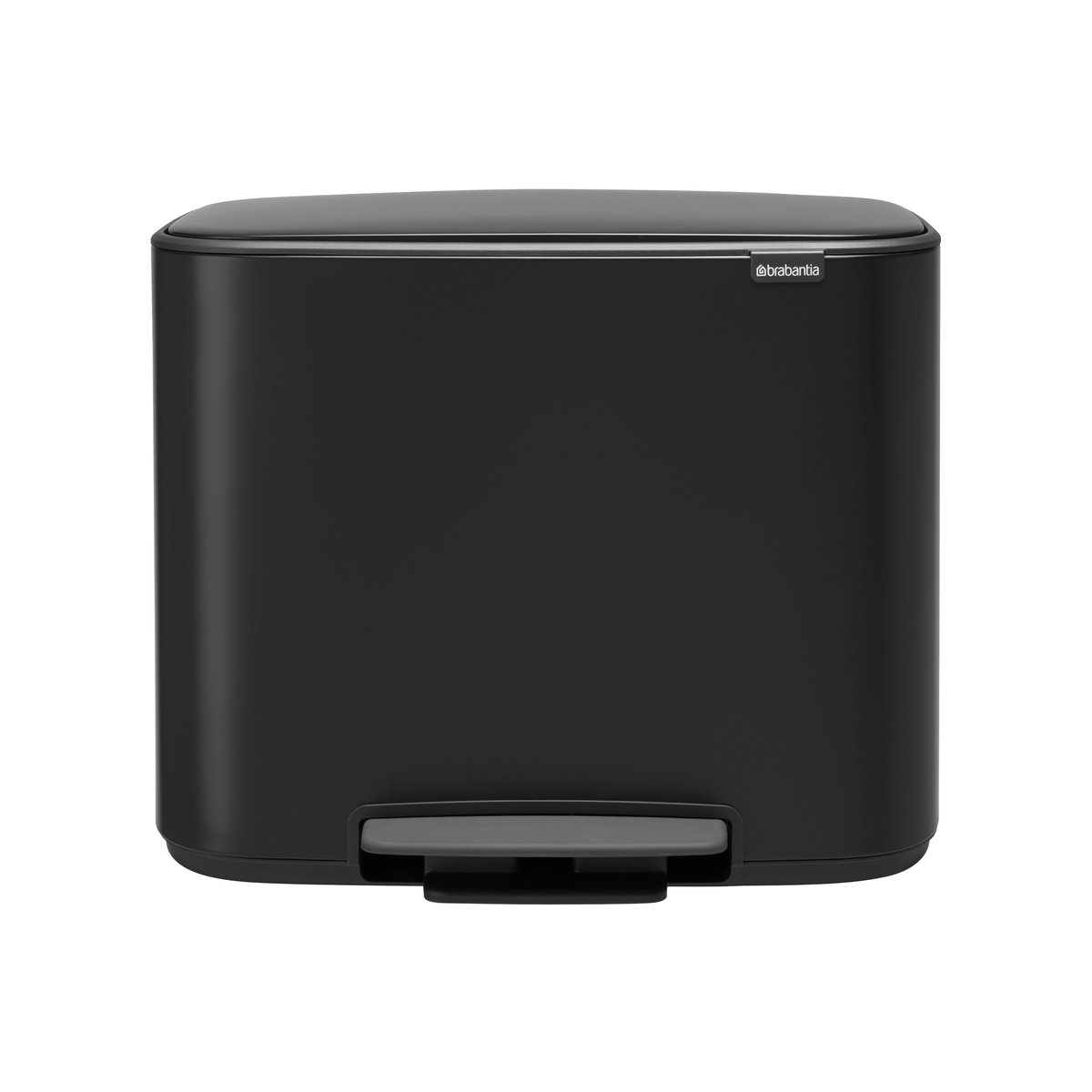 Brabantia Bo pedal bin 11+23 l matt black