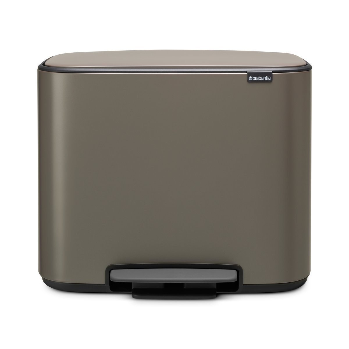 Brabantia Bo pedal bin 11+23 l platinum