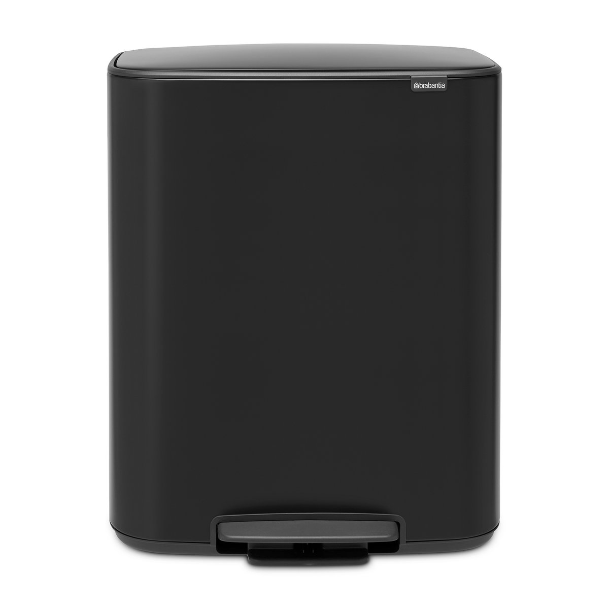 Brabantia Bo pedal bin 2x30 L black