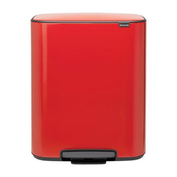 Bo pedal bin 2x30 L - Passion red - Brabantia