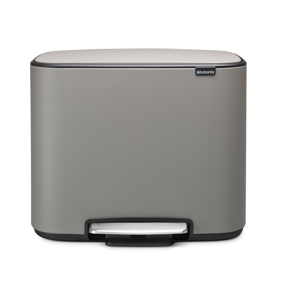 Brabantia Bo pedal bin 36 l mineral concrete grey