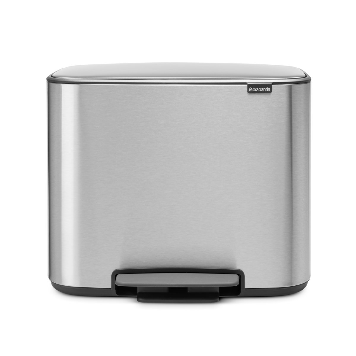 Brabantia Bo pedal bin 36 l mineral steel FFP