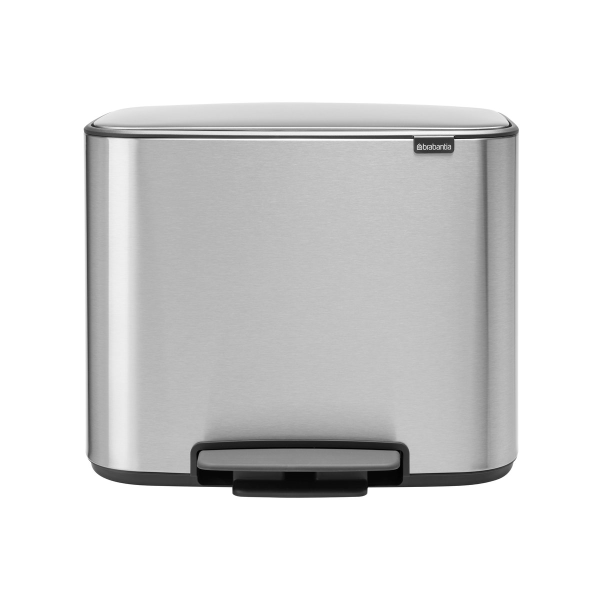 Brabantia Bo pedal bin 3x11 l mineral steel FFP