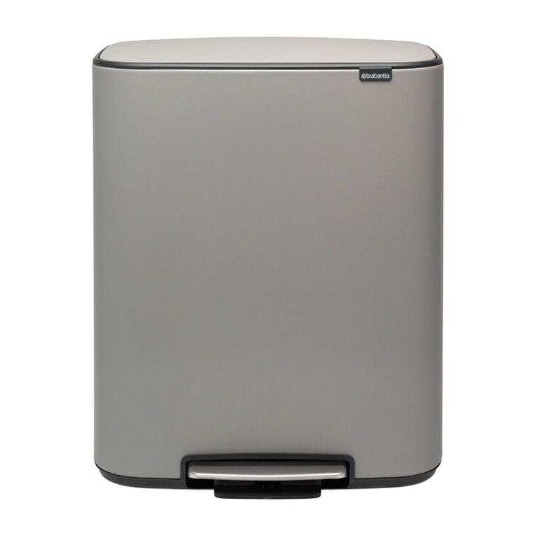 Brabantia Bo pedal bin 60 L Mineral concrete grey