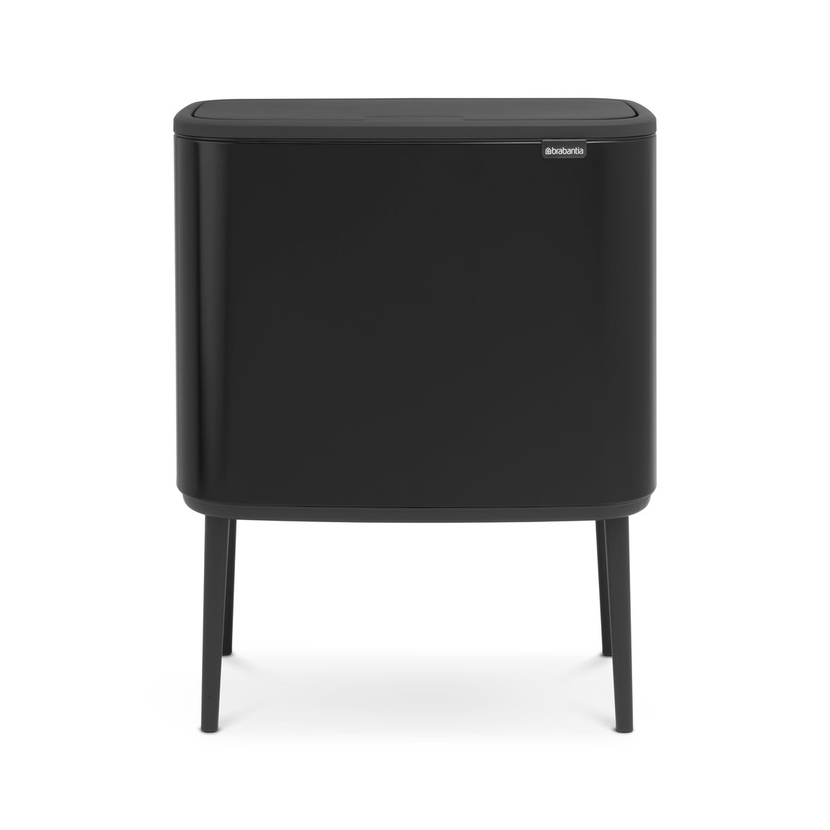 Brabantia Bo touch bin 11+23 litre matte black