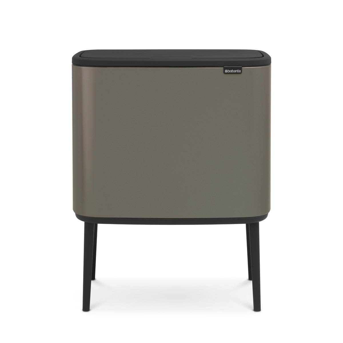 Brabantia Bo touch bin 11+23 litre platinum