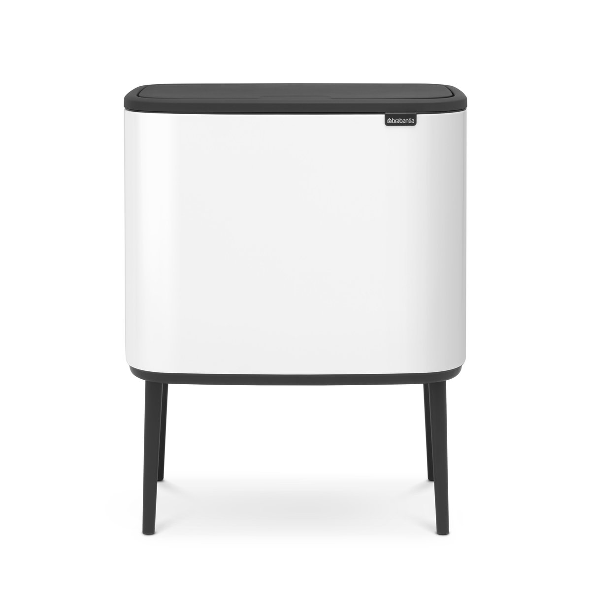 Brabantia Bo touch bin 11+23 litre white