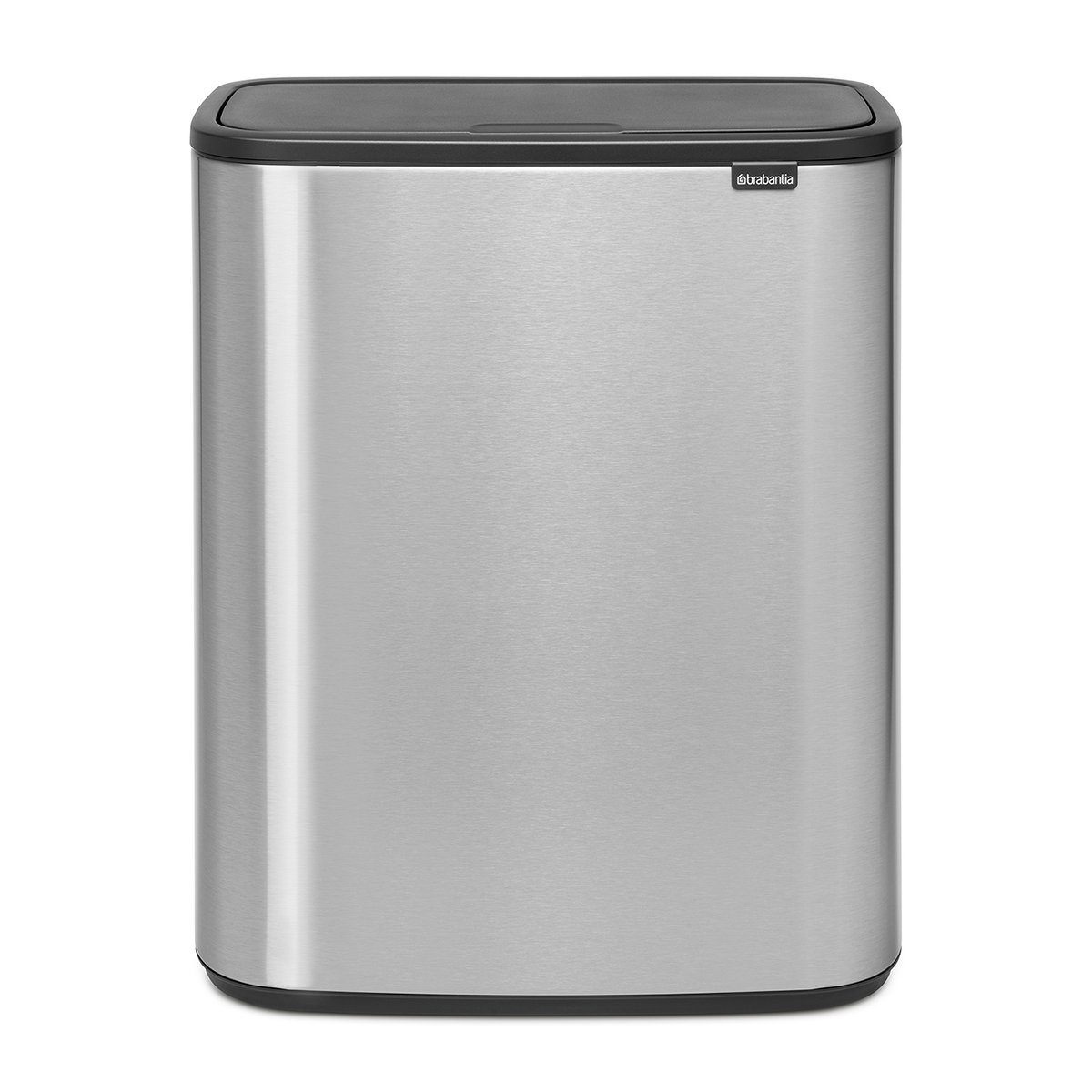 Brabantia Bo touch bin 2x30 L matte-brushed steel