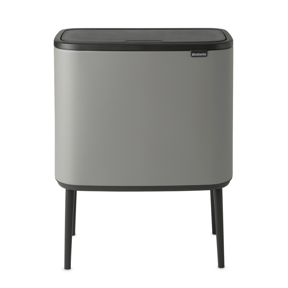 Brabantia Bo touch bin 3 x 11 litre Mineral concrete grey