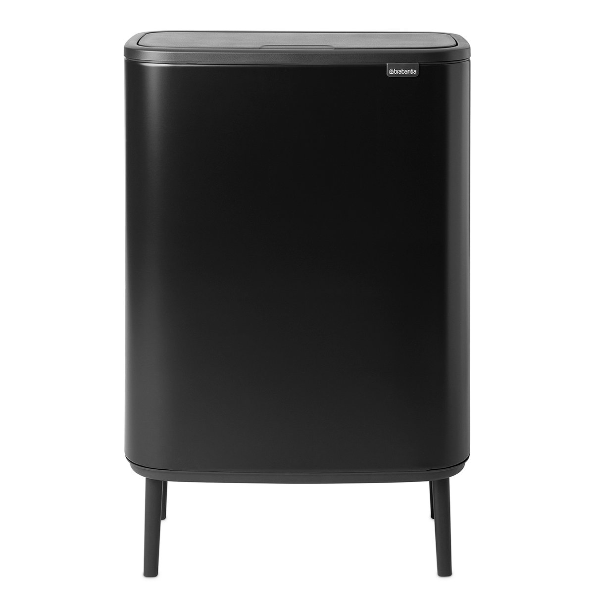 Brabantia Bo touch bin high 2x30 L matte black