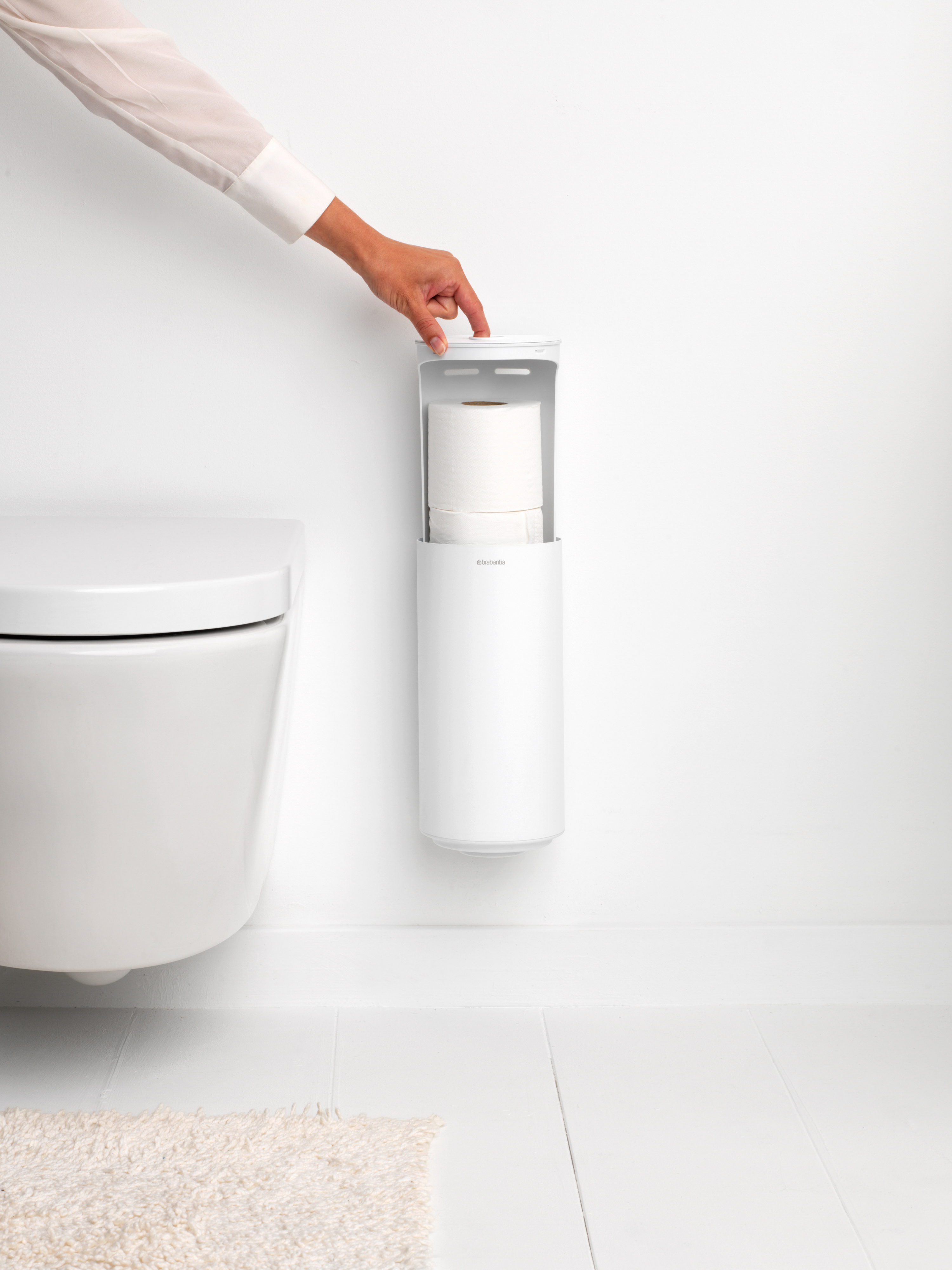 MindSet Toilet roll holder from Brabantia - NordicNest.com