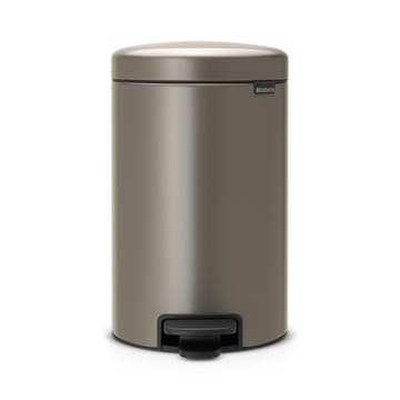 New Icon pedal bin 12 liter - platinum - Brabantia