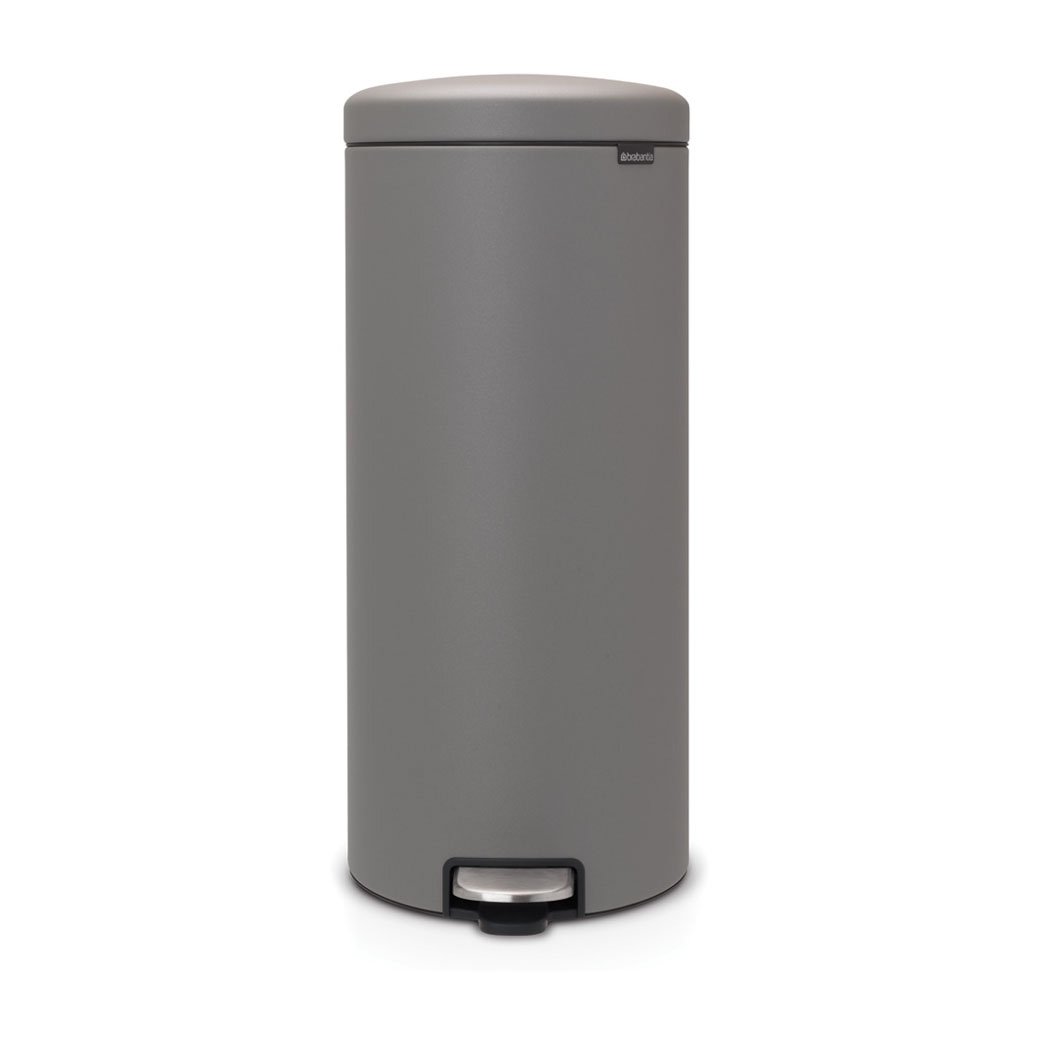 Brabantia New Icon pedal bin 30 liter Mineral concrete grey