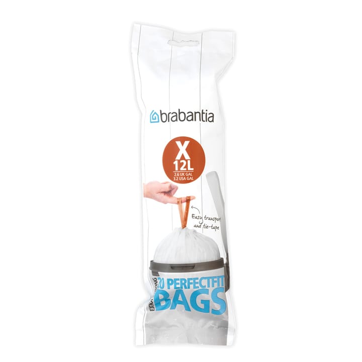 PerfectFit waste bag X (20 bags per roll) - 12 L - Brabantia