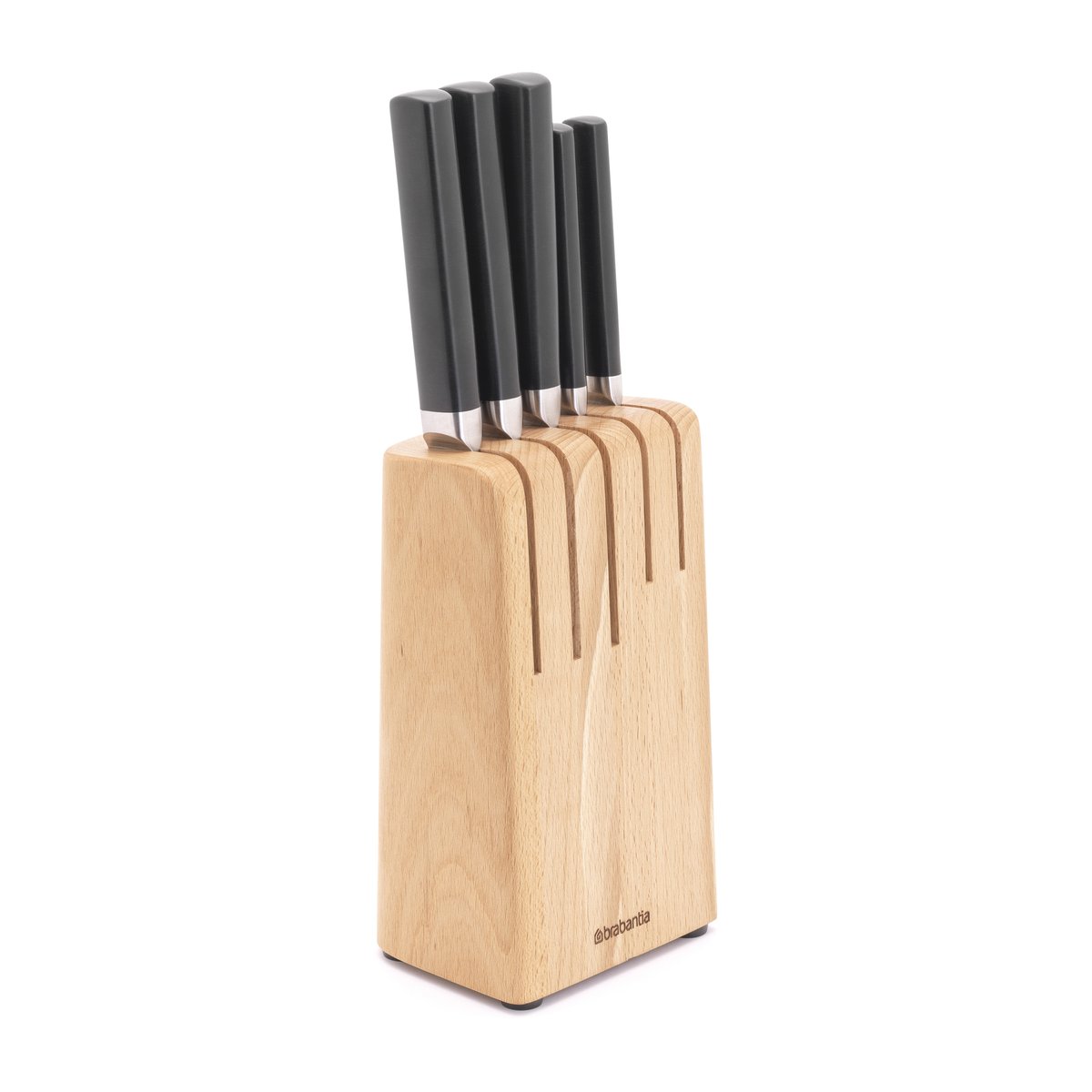 Brabantia Profile knife Block with knifees 5st Wood