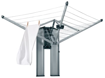 WallFix clothesline 24 m with protective box - Gray - Brabantia