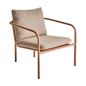 Bendt lounge chair - Teddy beige-peach - Brafab