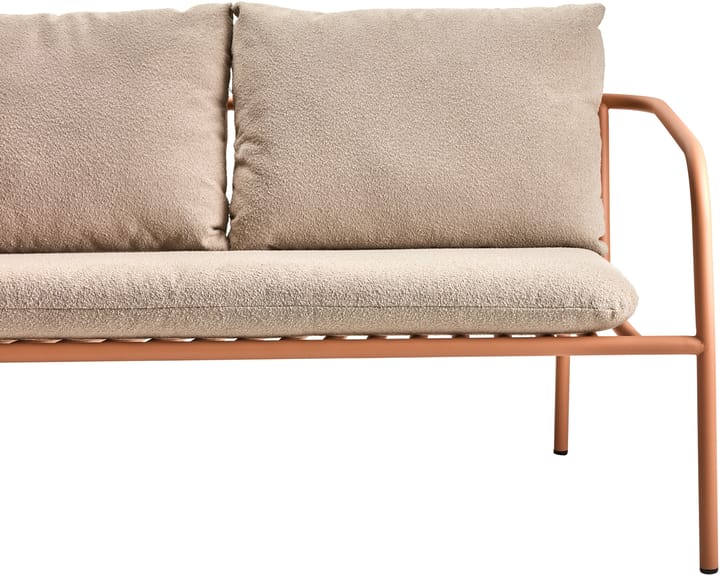 Bendt sofa, Teddy beige-peach Brafab