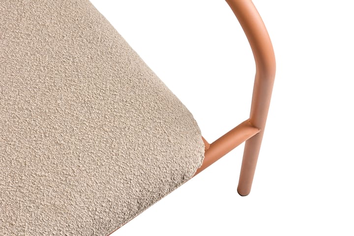 Bendt sofa, Teddy beige-peach Brafab