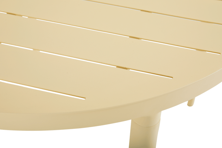 Bigby dining table round, Lemon Ø100 cm Brafab