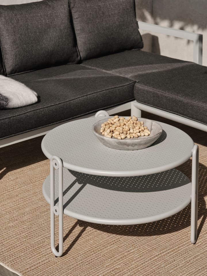 Blixt coffee table, Light grey Ø85 cm Brafab