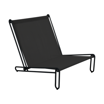 Blixt lounge chair - Black-clay beige - Brafab