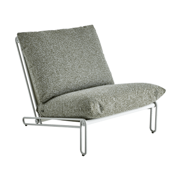 Blixt lounge chair - Light grey-teddy verde - Brafab