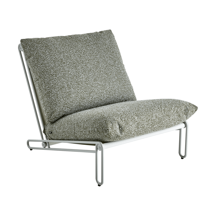 Blixt lounge chair - Light grey-teddy verde - Brafab