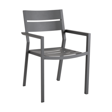 Delia armchair - Anthracite - Brafab