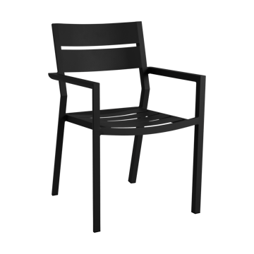 Delia armchair - Black - Brafab