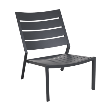 Delia lounge chair - Anthracite - Brafab