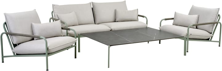 Lerberget 2,5 seat sofa, Green-ash Brafab