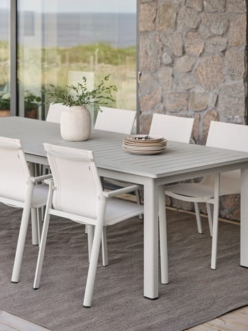 Lomma extendable dining table - Light grey 194-312 cm - Brafab