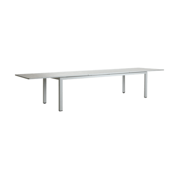 Lomma extendable dining table - Light grey XL 260-380 cm - Brafab