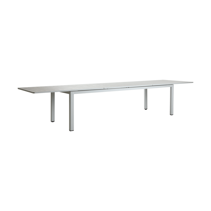 Lomma extendable dining table, Light grey XL 260-380 cm Brafab