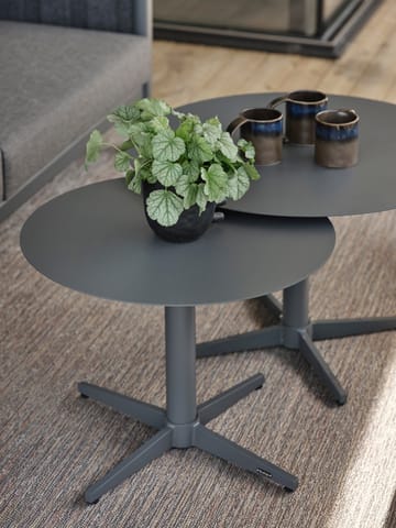 Mill coffee table - Anthracite, Large Ø75 cm - Brafab