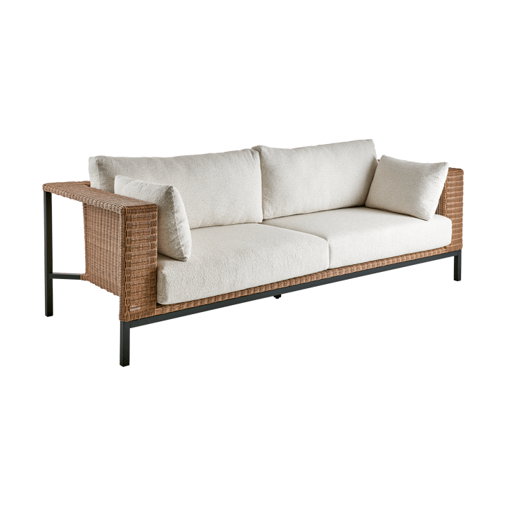 Shell sofa - Teddy rice-black - Brafab