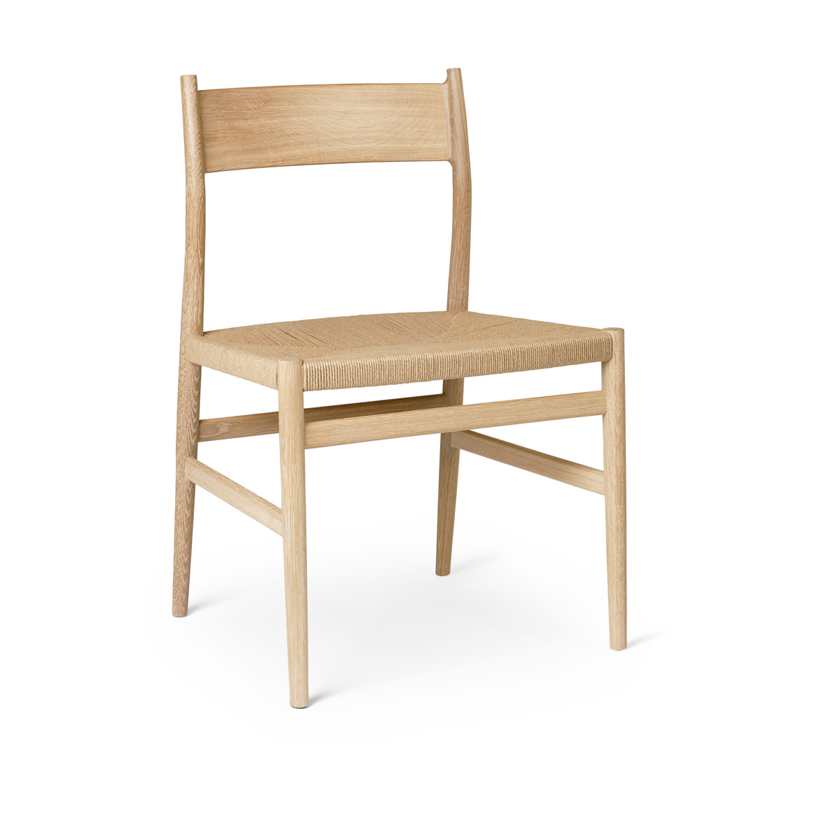 Brdr. Krüger Arv chair woven seat Oiled oak-paper ribbon