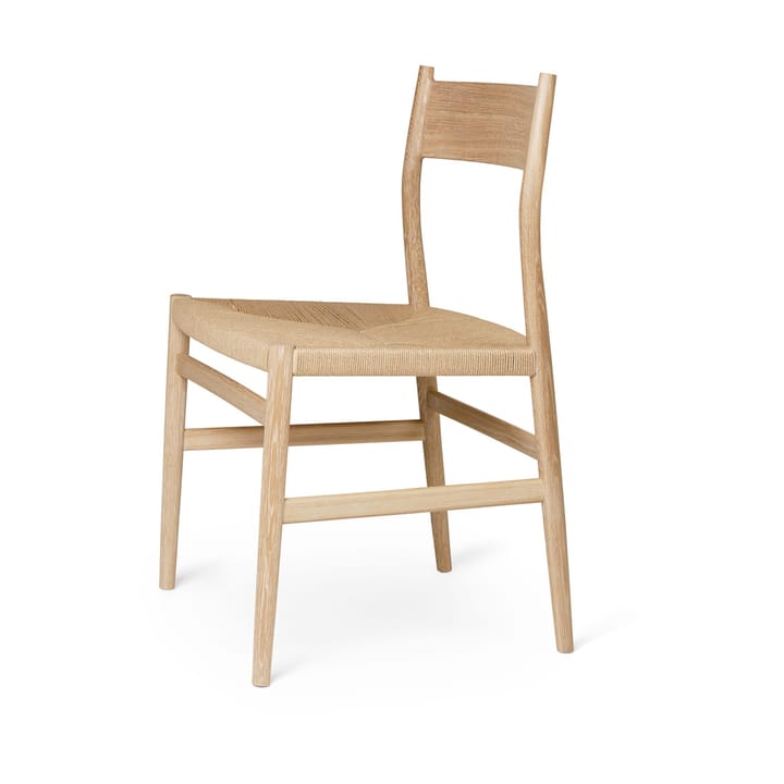 Arv chair woven seat, Oiled oak-paper ribbon Brdr. Krüger