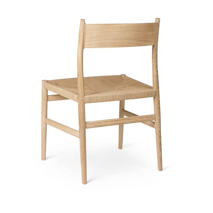 Arv chair woven seat, Oiled oak-paper ribbon Brdr. Krüger