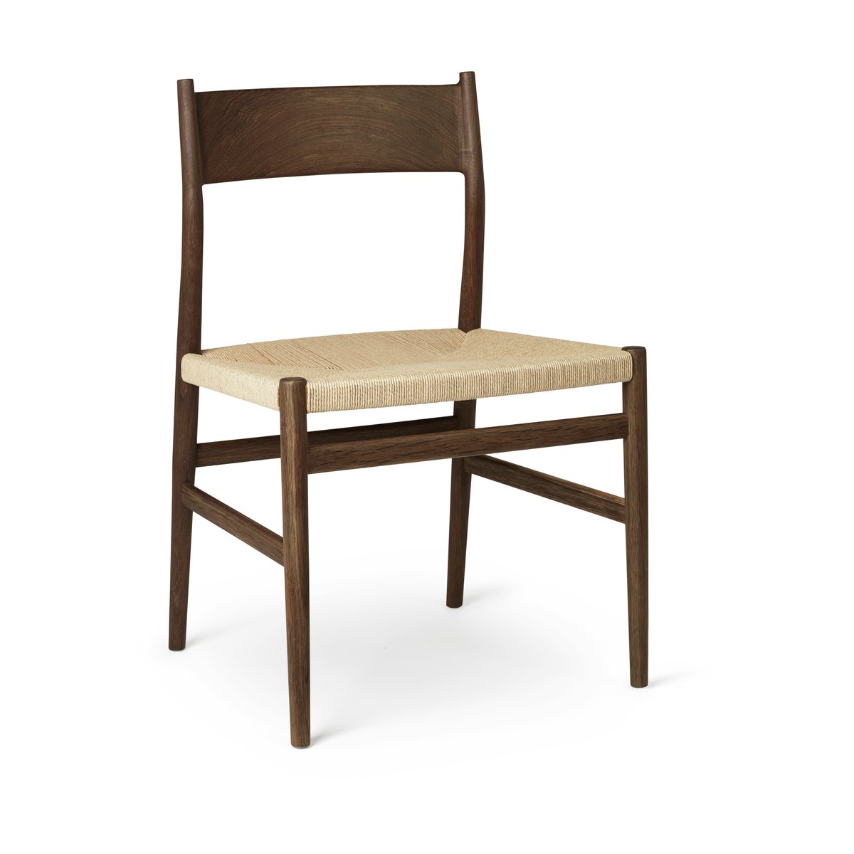 Brdr. Krüger Arv chair woven seat Smoke oiled oak-paper ribbon