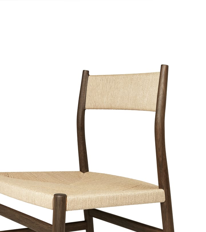 Arv chair woven seat, Smoke oiled oak-paper ribbon Brdr. Krüger