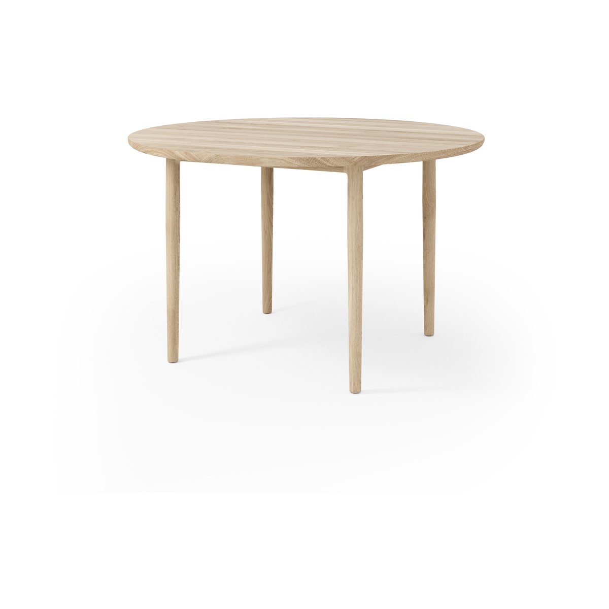 Brdr. Krüger Arv dining table Ø120 cm White oiled oak