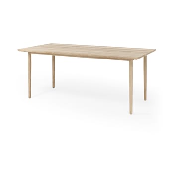 Arv dining table 90x180 cm - White oiled oak - Brdr. Krüger