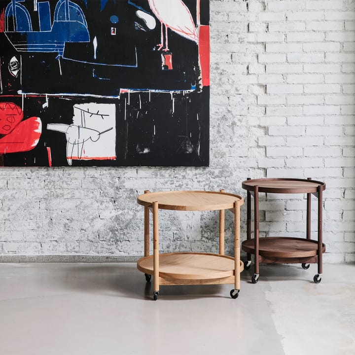 Bølling Tray Table model 60 , Base, oiled walnut stand Brdr. Krüger