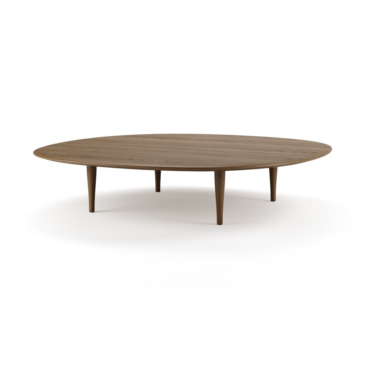 Brdr. Krüger Jari coffee table Ø118 cm Smoke oiled oak