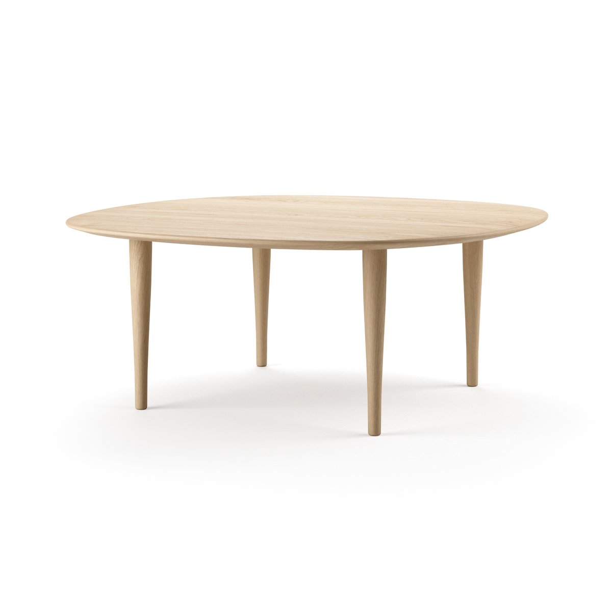 Brdr. Krüger Jari coffee table Ø85 cm Oiled oak