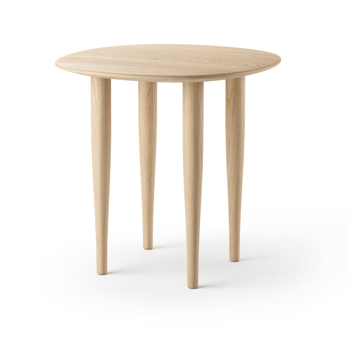 Brdr. Krüger Jari side table Ø45 cm Oiled oak